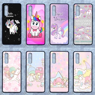 เคส Oppo Reno 3 pro ไม่มีรูหูฟัง ลายยูนิคอร์น-ลิเติ้ลทวิน ขอบนิ่มหลังแข็ง เคสมือถือ เคสโทรศัพท์ Case เคส TPU ขอบนิ่ม