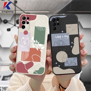 เคส OPPO A16 A95 A55 A7 A15 A54 A5S A3S A76 A96 A5 A9 A31 A53 A33 2020 A12 A1K A54S Reno 4 5F 4F 4 5 06 Lite A74 A15S A52 A11K A92 A35 A11 A93 A32 A72 A94 A53S F19 F17 PRO A16S A12S A36 A11S บล็อกสี ศิลปะ เคสมือถือคู่รัก เคสโทรศัพท์มือถือแบบนิ่ม