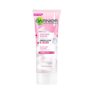 สุดยอด!✅ GARNIER การ์นิเย่ ซากุระไวท์พิงคิช วิปโฟม 100มล. 🚚พร้อมส่ง!! 💨