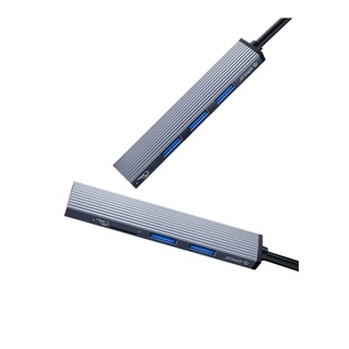 Orico Type C HUB 4 พอร์ต USB 3.0 2.0 Ultra Slim อะแดปเตอร์แยกการ์ดรีดเดอร์ ขนาดพกพา สําหรับคอมพิวเตอร์ (AH-13)