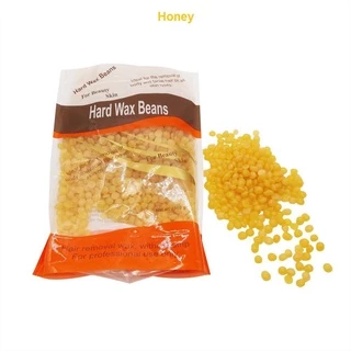 เม็ดแว็กซ์ Wax แว๊กซ์กำจัดขน เกรดพรีเมียม ขนาด100g. แว๊กซ์ร้อน ละลายไว สูตรน้ำผึ้ง Honey Hard wax Bean