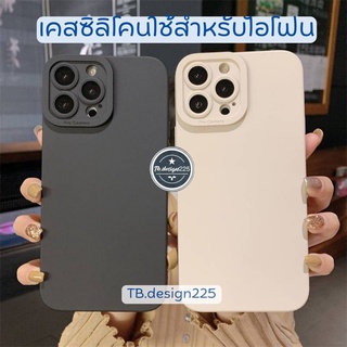 -พร้อมส่งในไทย-เคสซิลิโคน สีพาสเทล สีพื้น TPU นิ่ม ใช้สำหรับIPทุกรุ่น #027