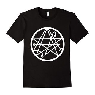 ใหม่ เสื้อยืดลําลอง แขนสั้น พิมพ์ลายสัญลักษณ์ Necronomicon Sigil Satan Satanism Occult Ojkhjl59Kcppnd51 สําหรับผู้ชาย