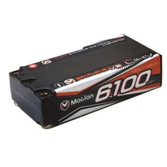 Maclan Shorty 2s 6100mAh 120c 7.6v Lipo Hi volt Battery Graphene V.3ส่งฟรี