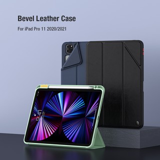 ของแท้ 100% Nillkin Bevel Leather Case เคสกันกระแทกกันงอ สำหรับ ไอแพด โปร 11" 2021/2020