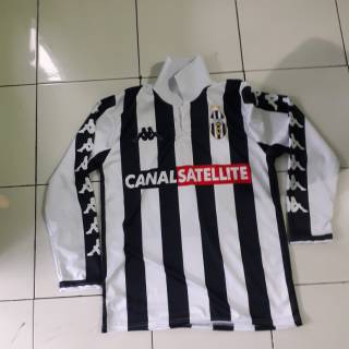 เสื้อกีฬาแขนสั้น ลายทีม Juventus Jersey 1999-2000