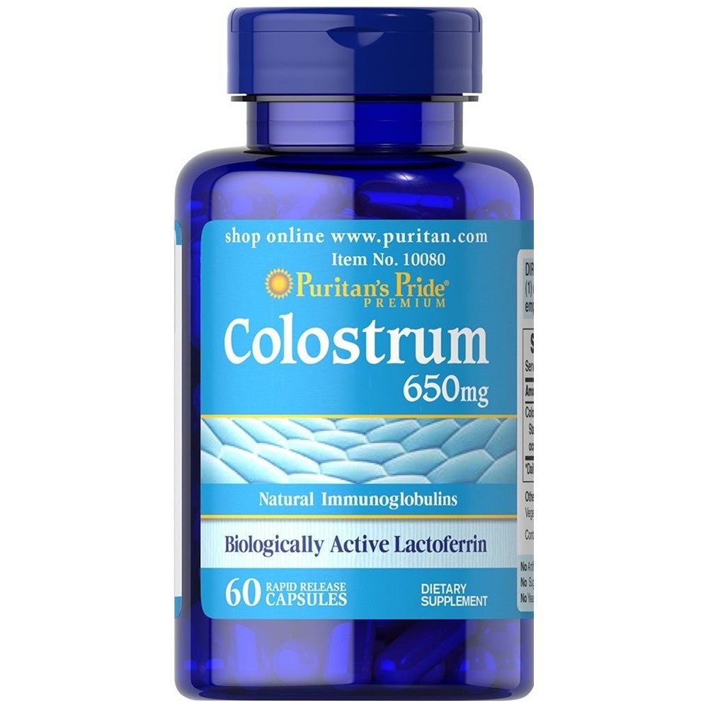 Puritan's Pride Colostrum 650 mg / 60 Caps