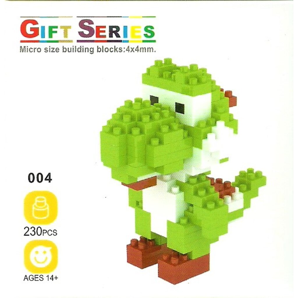 ตัวต่อ LNO LEGO เลโก้ นาโน ไมโคร บล็อก Yosshi Mario Dinosaur โยชิ ไดโนเสาร์ มาริโอ้ - ของขวัญ จับฉลาก ปีใหม่