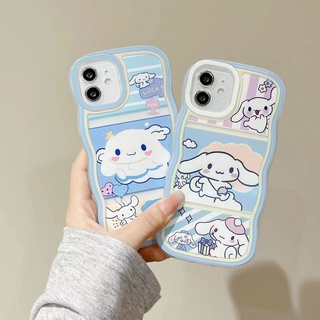 เคส Realme Narzo 50A Prime Narzo 50 4G 9i 9 4G 9 Pro Plus Narzo 20 Narzo 30A Narzo 10 Narzo Narzo 20A Narzo 10A GT 5G C1 U1 2 Pro เคสโทรศัพท์มือถือรูปคลื่นการ์ตูน Little White Dog โทรศัพท์มือถือเคสโทรศัพท์