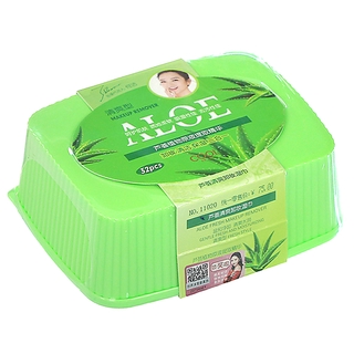 ทิชชู่ ทำความสะอาด สูตรว่าน Cool Betty Aloe makeup remover wipes 32pcs.