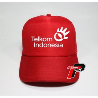 หมวกเบสบอล ลาย Telkom Indonesia