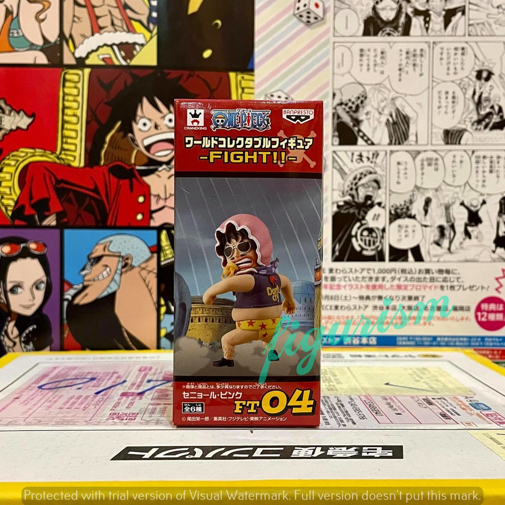 Ft 04 Senor Pink ซินญอร์ พิงค์ Vol.Fight 🔥WCF one piece วันพีซ🔥 ของแท้ ญี่ปุ่น💯