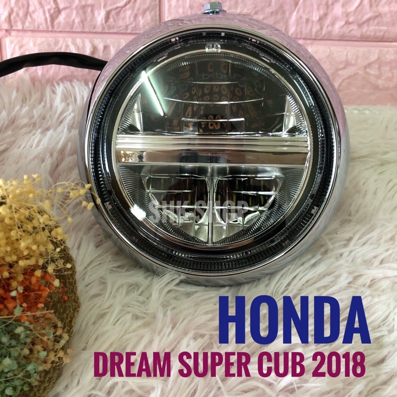 ชุดไฟหน้า ฮอนด้า ดรีมซุปเปอร์คับ 2018 , HONDA DREAM SUPER CUB 2018 ไฟหน้า มอเตอร์ไซค์