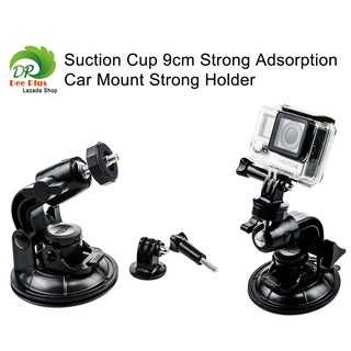 Suction Cup การดูดซับกำลังสูงรถขายึด 9cm Strong Adsorption Car Mount for GoPro SJCam YI Suction Mounts Strong Holder