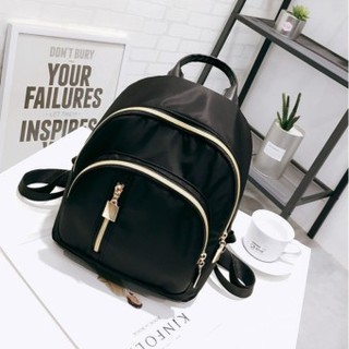 ดาวพร้อมกระเป๋าสะพาย กระเป๋า กระเป๋าเป้ กระเป๋าสะพายหลัง Backpack No.B01 - BLACK