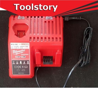 Charger Milwaukee M18 และ M12 สีแดง