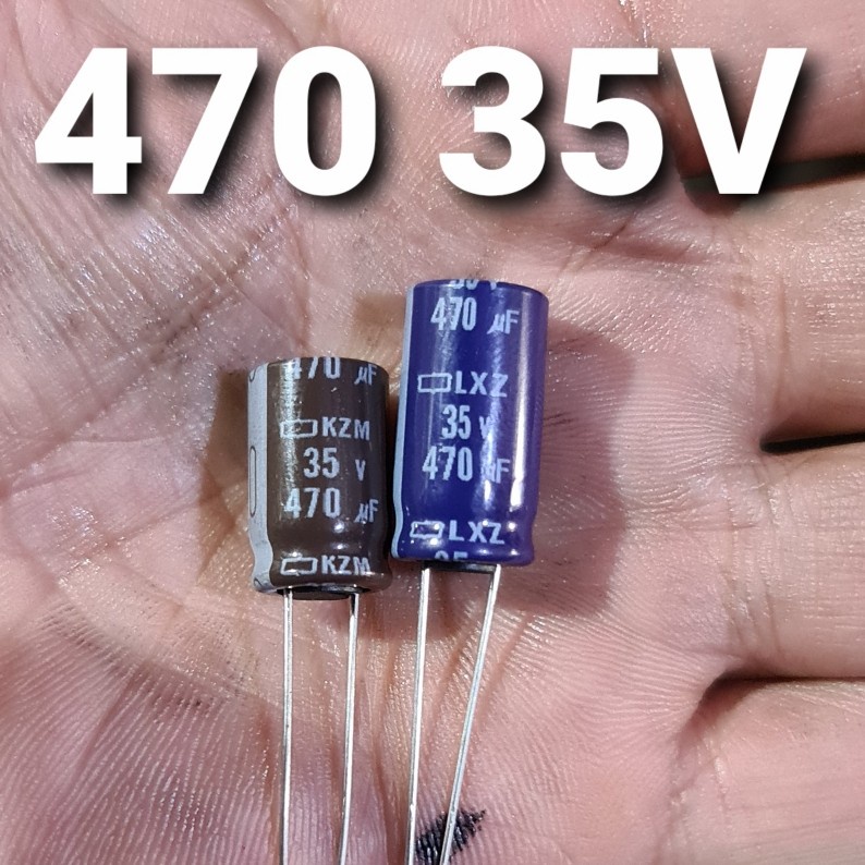 470 35V Elko Elco 470Uf 35Volt 470 35 โวลต์ 35 V 470Uf 35V