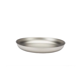 Snow Peak Titanium Trek Plate 18 cm , Titanium Trek Bowl 13 cm