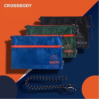 กระเป๋าสะพาย BRUTDGU12-Cross body bag ของแท้ 💯Buriram Bule,Green,Black