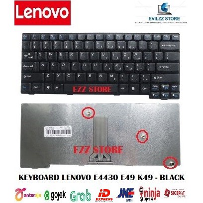 คีย์บอร์ด LENOVO E4430 E4430A E49 E49A E49G E49AL E49L K49 K49A 04W3008 04Y0785 0B35969 0C02176 สีดํ