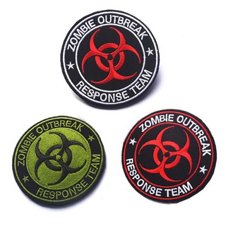 ZOMBIE HUNTER OUTBREAK RESPONSE TEAM AIRSOFT MILSPEC TACTICAL EMBROIDERED PATCH