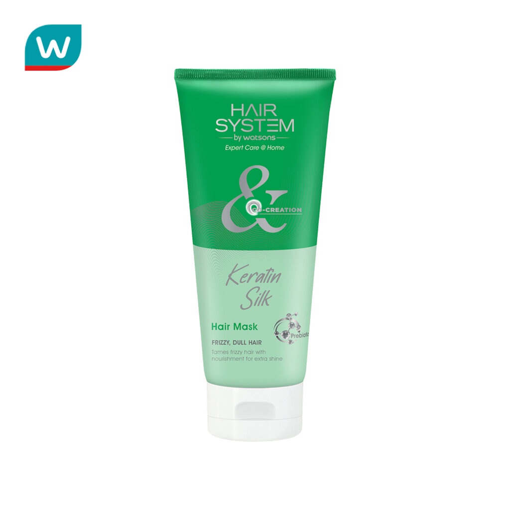 Hair System by Watsons แฮร์ ซิสเตม บาย วัตสัน เคราติน ซิลค์ แฮร์ มาส์ค 200มล.