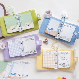 กระดาษรีฟิล 3 รู Mini Cartoon 📜 40 แผ่น ขนาด Mini 3 Holes Planner Refill Paper Diary สมุดแพลนเนอร์ ไดอารี่ mimisplan