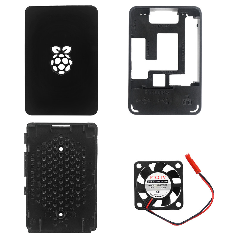 2/4/8GB Raspberry Pi 4 Model B Kit with Case SD Card Power Adapter Cooling Fan Heat Sink HDMI Cable Plug & Play BCEW #8