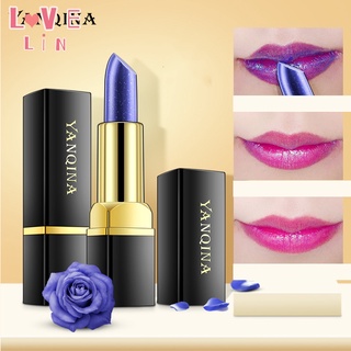 【Lovelin】Yanqina ลิปสติกลิปบาล์มเปลี่ยนสีตามอุณหภูมิให้ความชุ่มชื้นเปลี่ยนสีตามอุณหภูมิ