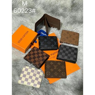 กระเป๋าสตางค์ผู้ชาย กระเป๋าสตางค์สไตล์หลุยส์์Lv wallet styleSize  4.5" (โดยประมาณ) ส่ง 250฿