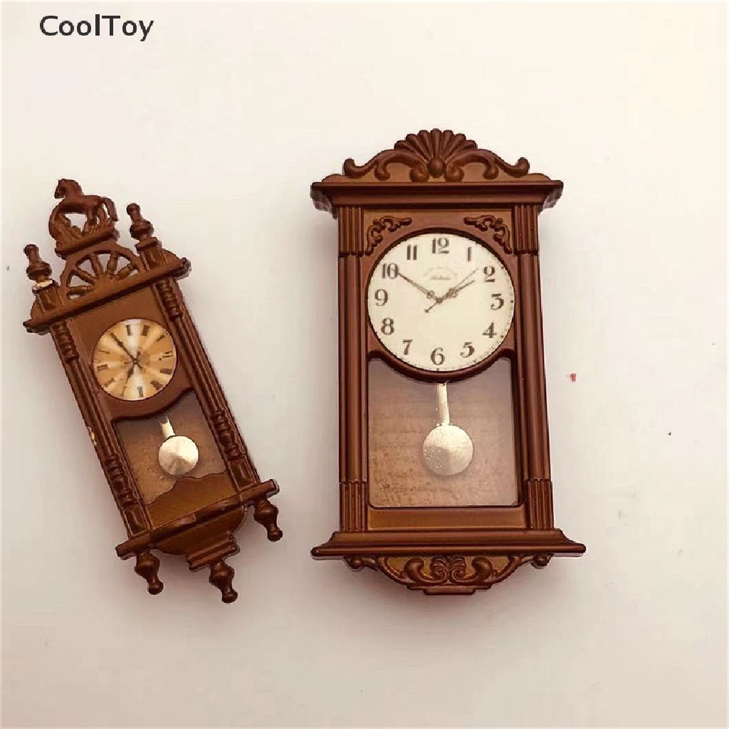 < Cooltoy > นาฬิกาแขวนผนังจิ๋ว 1:12 สําหรับตกแต่งบ้านตุ๊กตา 1 ชิ้น - รูปที่ 7