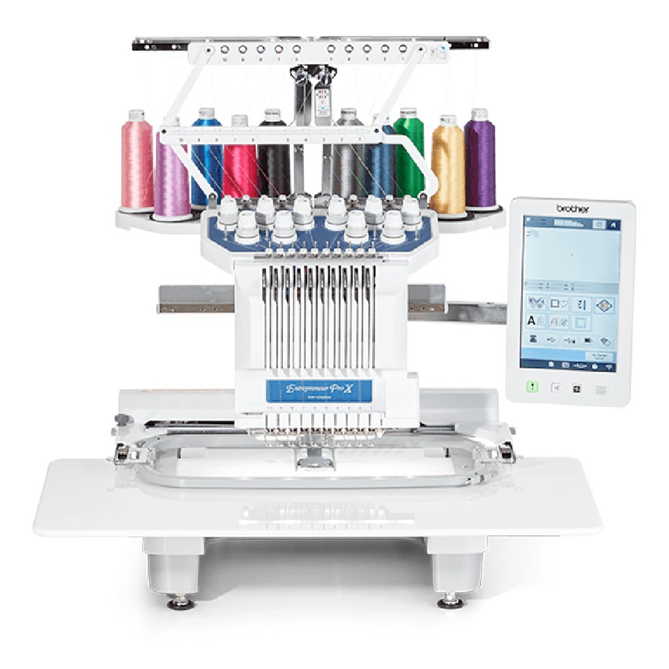 Brother PR1055X เครื่องปักผ้า 6 เข็ม สำหรับงานปักที่ซับซ้อน