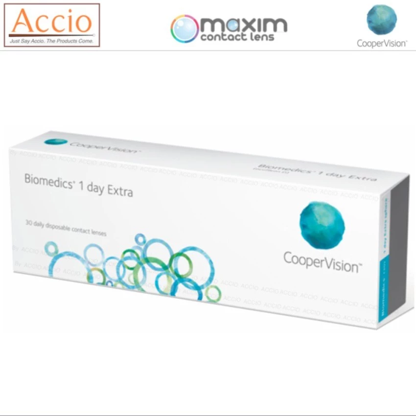 คอนแทคเลนส์รายวัน Biomedics Cooper Vision Biomedics คอนแทคเลนส์ ไบโอเมดิกส์ วันเดย์ พลัส แบบใส รายวัน บรรจุ 30 ชิ้น