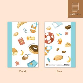 BUN NOTEBOOK 3 แถบฟ้า [LINED] : Bunbooks