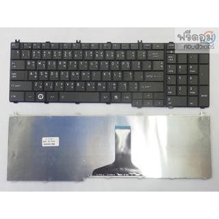 KEYBOARD TOSHIBA คีย์บอร์ด TOSHIBA SATELLITE L650 C650 C655 C660 C665 L655 L670 L750 L755 L775 ภาษาไทย - อังกฤษ