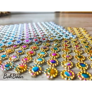 สังวาลย์ตกแต่งหน้าแบน ราคาถูกสุดๆ 120ชิ้น 12บาท