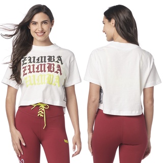 Zumba Dance Crop Top (เสื้ออกกำลังกายซุมบ้า)