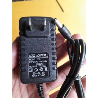 DC อะแดปเตอร์ Adapter 12V 2A 2000mA (DC 5.5 x 2.5MM)