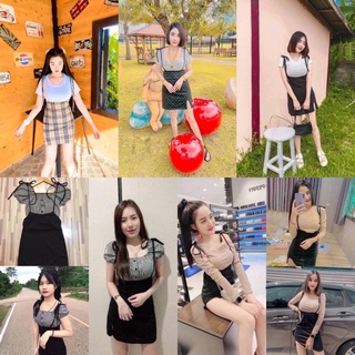 เดรสผูกไหล่ เสื้อ+เดรส เซ็กซี่ เก๋ๆ