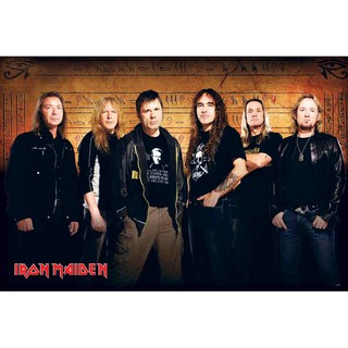 โปสเตอร์ วง ดนตรี Iron Maiden ไอเอิร์นเมเดน  ภาพวงดนตรี โปสเตอร์ติดผนัง โปสเตอร์สวยๆ poster