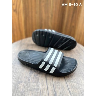 【พร้อมส่ง】รองเท้าแตะอาดิดาส Duramo Slide size: 3-10 (UK) มี 7 สี   รองเท้าแตะเเบบสวม รองเท้าแตะ แบบสวม AMC037