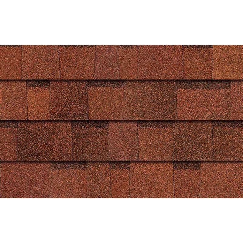 หลังคายางมะตอย สีแดง Shingle roofs  (Red)