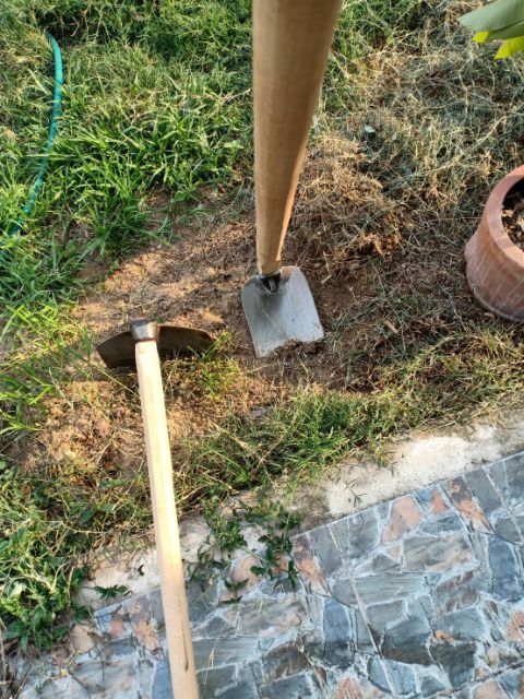 หัวจอบ(จก) ตีจากเหล็กใบผาน จอบขุดดิน จอบถากหญ้า จอบถางหญ้า sale ลดราคาถูกสุดๆ จัดส่งเร็ว - รูปที่ 3