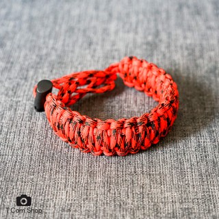 สายคล้องกล้องข้อมือ TCamShop สีแดง camo , TCamShop Paracord Camera Strap Red Camo