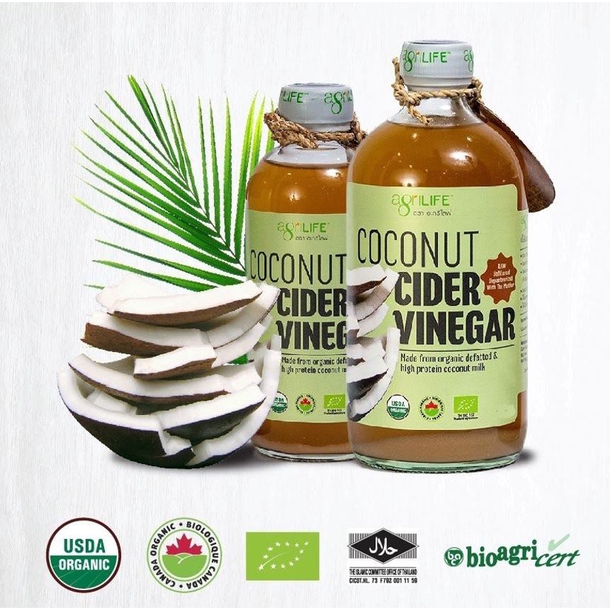Agrilife Coconut Cider Vinegar (CCV) size 960 &amp;480 ml