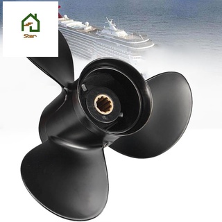 Aluminum Alloy Marine Outboard Propeller 3R0B645250 25-30Hp 9.9 X 12 for Mercury Tohatsu Spline Tooth 3 Blade