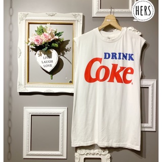 เสื้อยืดลาย Coke tank&amp;tee