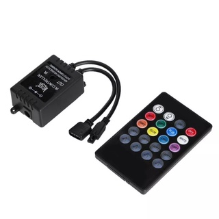 รีโมทควบคุมระบบแสง 20/ 24 /44 คีย์,รีโมทคอนโทรลระบบ IR สำหรับแถบไฟ  RGB LED