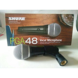 SHURE PGA48-LC ไมโครโฟนแบบสาย มีสวิตซ์