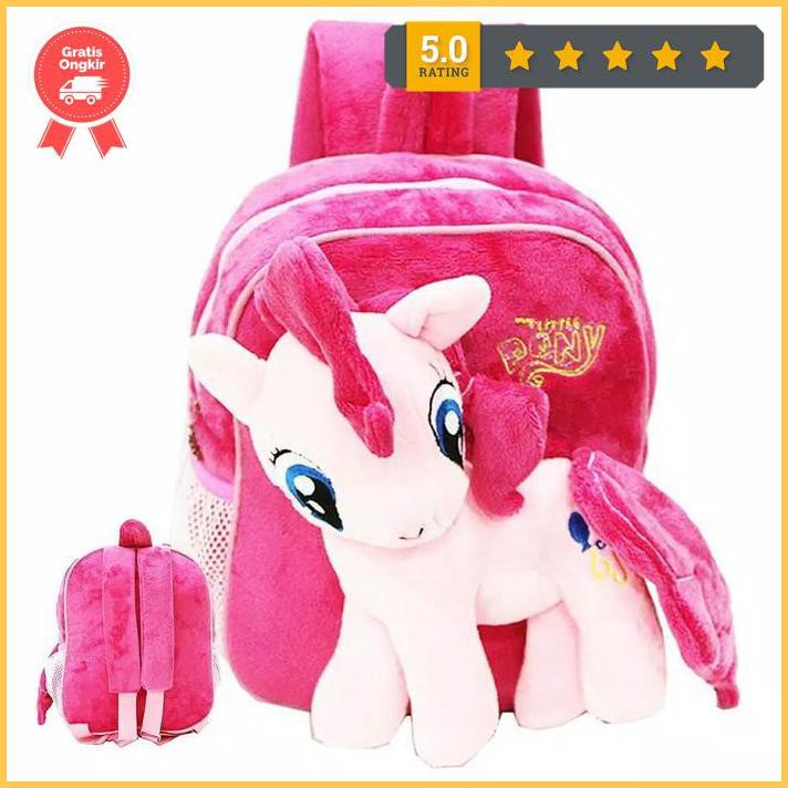 UNGU My Little Pony Doll Backpack สําหรับเด็กอนุบาลและก่อนวัยเรียน - สีม่วง Jneny789